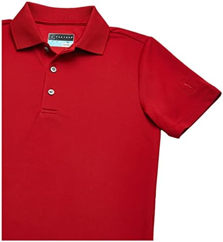 PGA TOUR Erkek Kısa Kollu Airflux Düz Renk Polo Gömlek