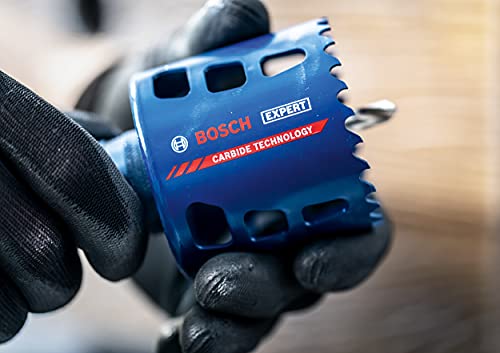 Bosch Professional 1x Uzman Sert Malzeme Delik Testere Başlangıç Kitleri (Ø 68 mm, Aksesuarlar Döner Darbeli Matkap)