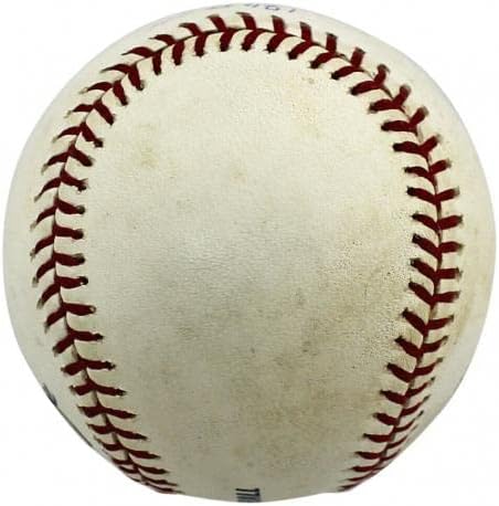 Melekler Mike Trout Hit 481 İmzalandı 6/22/14 Melekler Vs Rangers GU Oml Beyzbol MLB-MLB Oyunu Kullanılmış Beyzbol Topları
