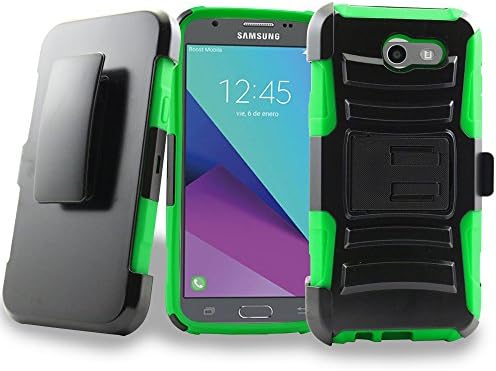Samsung Galaxy J3 Ortaya Durumda, Mstechcorp Kılıf Kilitleme Kemer Klip Koruyucu Kılıf Kapak için Samsung Galaxy J3 Ortaya J327 ile