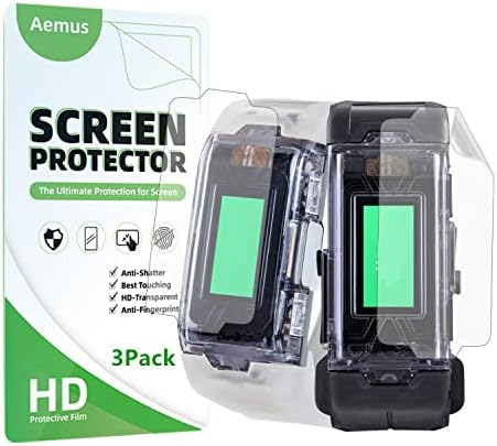 Aemus (3 Paket) ile Uyumlu Bandai Hayati Bilezik BE Ekran Koruyucu İçin Dijital Canavar Digivice BE-VV-koruyucu film HD Temizle TPU