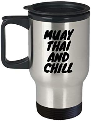 Muay Thai Seyahat Kupası-Komik Muay Thai Hediyesi-Thai Boks Hediyesi-Muay Thai ve Soğuk
