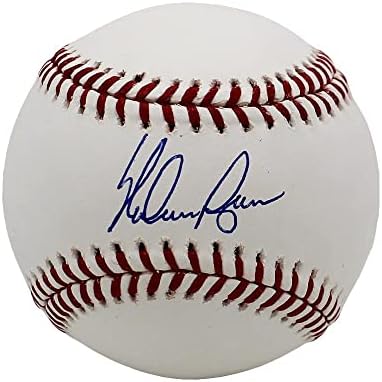 Nolan Ryan imzaladı Texas Rangers Rawlings Resmi Büyük Lig Beyaz Major League Baseball İmzalı Beyzbol Topları
