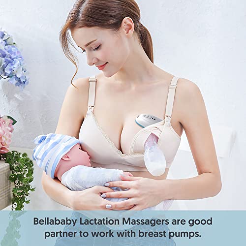 Bellababy ısı + titreşim emzirme masajı (2 paket),Kanal tıkanıklığını,mastiti,şişkinliği ve ağrıyı hafifletir,süt akışını arttırır,6