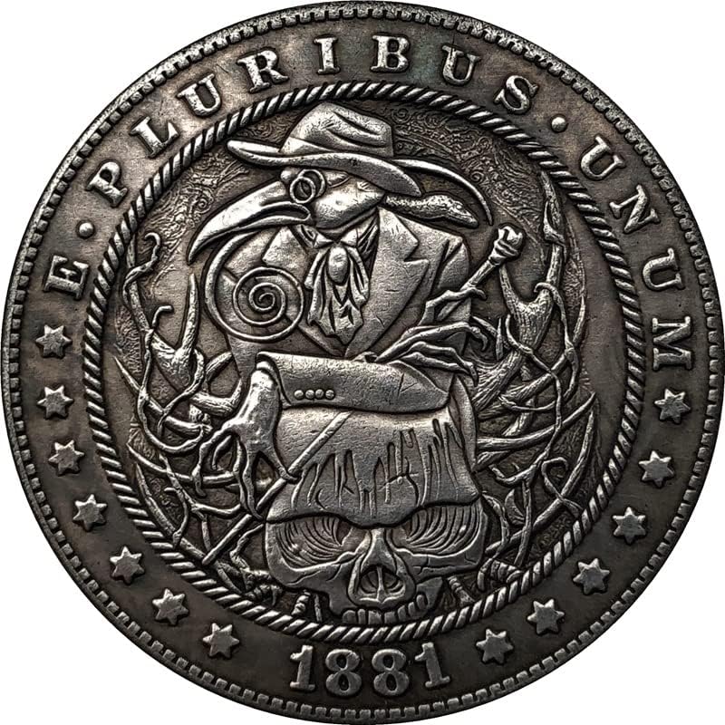 1881 Amerikan Morgan Serseri Sikke Zanaat 38MM
