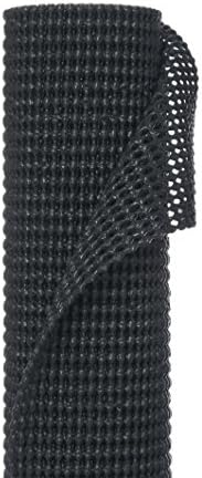 Con-Tact Marka Grip-N-Stick Dayanıklı Kendinden Yapışkanlı Kaymaz Raf ve Çekmece Astarı, 18 x 4', Siyah, 6 Rulo