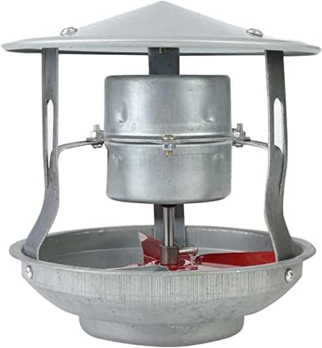 DARZYS Baca Fanı Fan Gıda Çıkarma Fanı Fireburry Alan İndüktör Baca Alanı Fuaye / Ahşap Brülör / Günlükleri Çatı, 60W