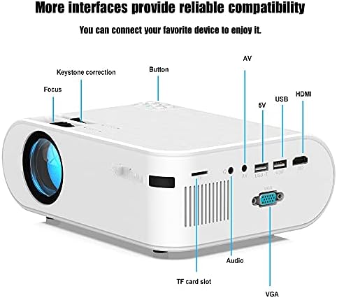 CLGZS P62 Mini Projektör 4000 Lümen, 1920 * 1080P Desteklenen LED Video Beamer Cep Telefonu Yansıtma İsteğe Bağlı (Boyut: P62 Android)