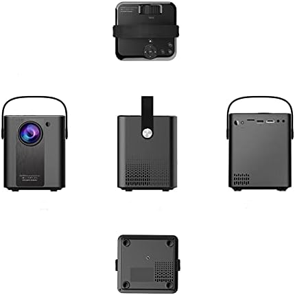 CLGZS P500 Mini Projektör Smartphone için Taşınabilir Ev Sineması Tam Desteklenen 1080P Film Beamer Ev Eğlencesi için (Boyut: Temel
