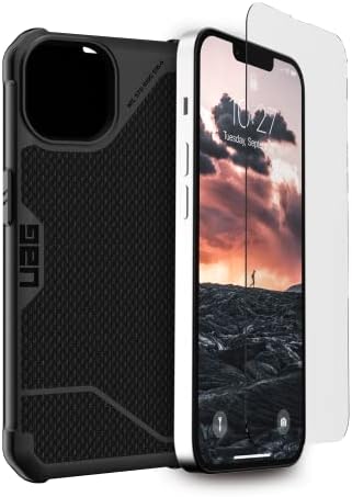 URBAN ARMOR GEAR UAG iPhone 13 Pro Max Kılıf [6,7 inç Ekran] Metropolis, Kevlar Siyah ve iPhone 13 Pro Max [6,7 inç Ekran] Premium