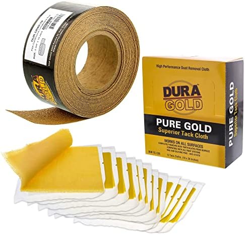 Dura-Gold Premium 40 Kum Altın PSA Longboard Zımpara Kağıdı 10 Yard Uzunluğunda Sürekli Rulo ve Dura-Gold-Saf Altın Üstün Yapışkan