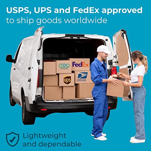 IDL Ambalaj Küçük Oluklu Nakliye Kutuları 12 U x 9 G x 6 Y (5'li Paket) - USPS, UPS, FedEx Nakliye için Mükemmel Sağlam Ambalaj Kutuları