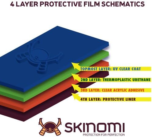 Skinomi Ekran Koruyucu ile Uyumlu Samsung Galaxy Tab 3 Lite (SM-T110, 7 inç) temizle TechSkin TPU Anti-Kabarcık HD Film