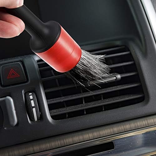 Araba Detaylandırma Fırça Seti, İçerir 5 Adet Otomotiv Detay Fırçalar, 2 Adet Araba Klima Silgi, Araba Tekerlekleri Dış İç Detay Temizleme