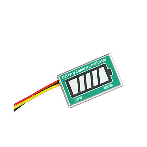 Taidacent 12V 24V 36V 48V Kurşun-asit Lityum Pil Kapasitesi Şarj Göstergeleri Kontrol LED Pil Şarj Seviyesi Göstergesi (48V kurşun