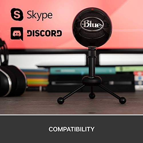 Podcasting, Canlı Yayın, Skype/VOIP Aramaları, Windows ve Mac'te Müzik Kaydı için Metal Mikrofon Standlı Mavi Kartopu USB'li Mikrofon