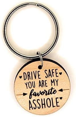 Oldukça Uygunsuz Sürücü Güvenli Sen benim En sevdiğim Pislik anahtarlığımsın