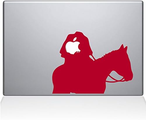 Çıkartma Gurusu Başsız Süvari MacBook Çıkartma Vinil Çıkartması - 12 MacBook-Kırmızı (1080-MAC-12M-DR)