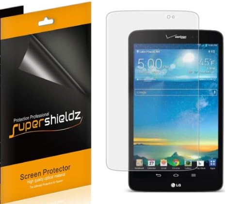 (3 Paket) LG G Pad 8.3 LTE için Tasarlanmış Supershieldz (Yalnızca Verizon) Ekran Koruyucu, Yüksek Çözünürlüklü Net Kalkan (PET)