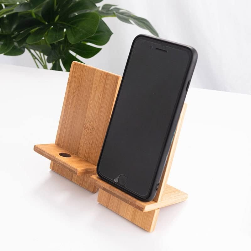 WXBDD Ahşap Taşınabilir telefon tutucu akıllı telefon tutucu Tablet Tutucu Masaüstü telefon tutucu (Renk : D, Boyut : 14cm)