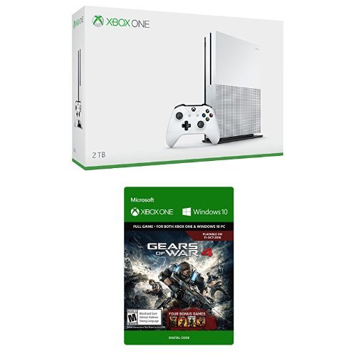 Xbox One 2 TB Konsolu ve Gears of War 4 Standart Dijital