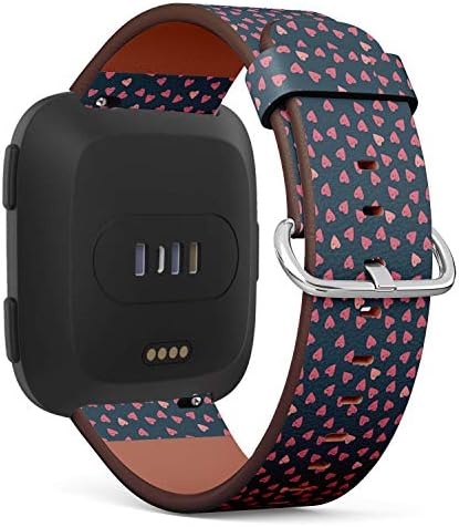 Fitbit Versa,Versa 2, Versa SE, Versa Lite ile uyumlu - Erkekler ve Kadınlar için Yedek Deri Bileklik saat kayışı Kayış Bilezik - Sevimli