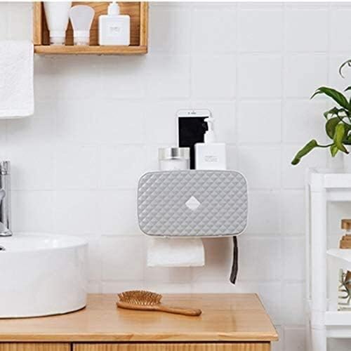 Doku Kutusu, Plastik kutu mendil Peçete Kutusu rulo kağıt havlu dispenseri Kutusu Tutucu Mutfak Banyo Yatak Odası Oturma Odası (Renk: