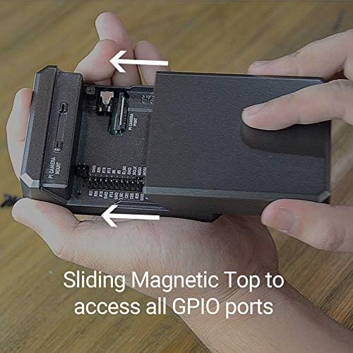 Argon NEO Kılıf için USB Tip-C Güç Kaynağı ile Ahududu Pi 4 / Destekler Soğutma Fanı, Kamera ve lcd ekran / GPIO ve PoE Pimleri Erişilebilir