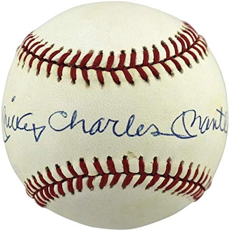 Yankees Mickey Charles Mantle İmzalı Oal Beyzbol JSA BB32645 - İmzalı Beyzbol Topları