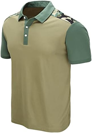 ZİTY taktik gömlek erkekler için askeri Golf Gömlek kısa kollu yaka ordu T-Shirt ile
