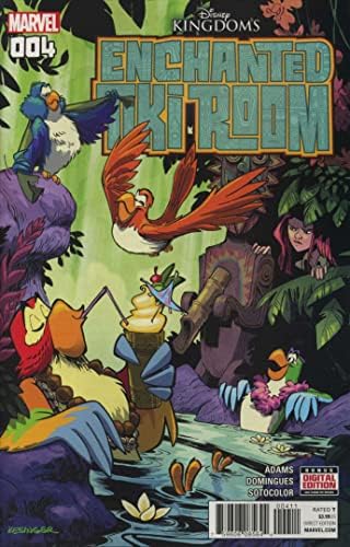 Büyülü Tiki Odası 4 VF / NM ; Marvel çizgi romanı / Disney Krallıkları