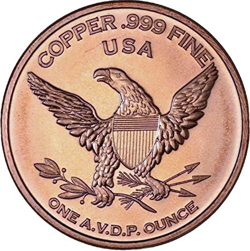 Özel Nane 1 oz .999 Saf Bakır Yuvarlak / Challenge Coin (Hava Kuvvetleri F-22 Raptor)