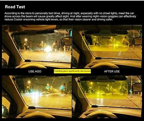 Wonzone HD Gece Görüş sürüş gözlükleri Polarize UV400 Parlama Önleyici Yağmur Gündüz Gece Görüş Bisiklet Gündüz Gece Güvenlik Güneş