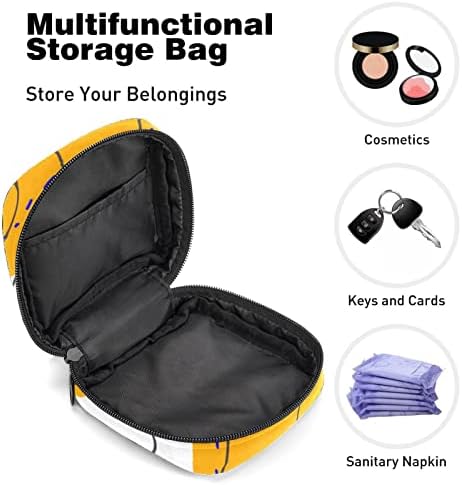 ORYUEKAN temizlik peçeteleri saklama çantası, Taşınabilir Kullanımlık Regl Pad fermuarlı çantalar, Tampon çanta Kadın Kızlar için,