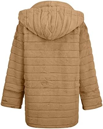 Uzun Kollu Güzel Kış İş balon ceket Kadınlar için Tunik Konfor Slim Fit Hoodie Katı Bulanık Yaka
