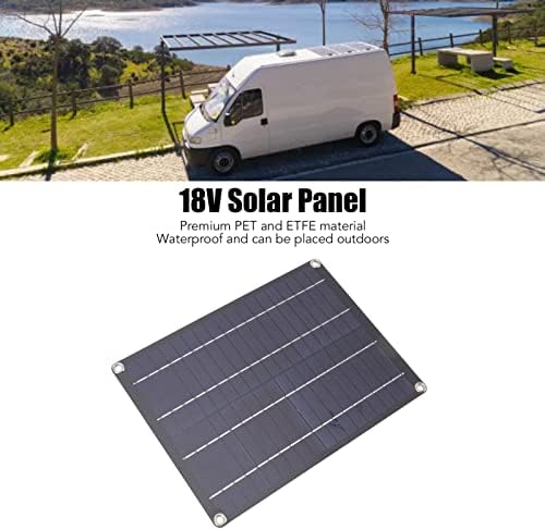 9.1x6. 7in 10W 18V taşınabilir güneş panelı araba güneş panelı timsah klip ince tasarım hafif araç tekne ışık
