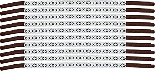 Brady SCN15-X Siyah Beyaz, Tel İşaretleyici Klipsli Kılıflar (50 Klips)