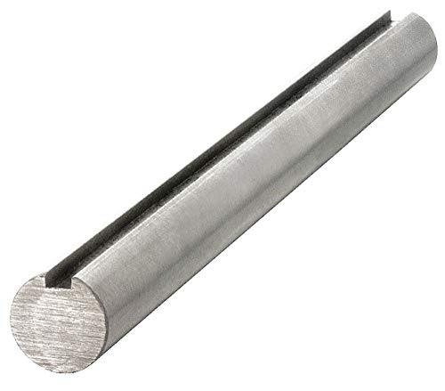 ANAHTAR Mili Karbon Çelik Sınıfı 1045 Anahtarlı Mil, 25mm Çap, 8mm x 4mm Kama, 1800mm Uzunluk