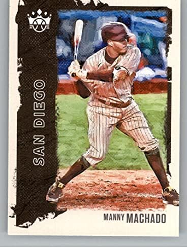 2021 Panini Diamond Kings 100 Manny Machado San Diego Padres Beyzbol Ticaret Kartı