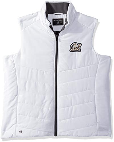 Ouray Sportswear NCAA California Altın Ayılar Hayran Yelek Ceket, Beyaz, Küçük