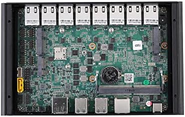 InuoMicro Mini masaüstü bilgisayar Yönlendirici 8X2. 5G LAN Endüstriyel Pc G5405L8-S2 Intel 8th Gen Celeron 5405U, 2.2 Ghz(4 Gb Ddr4
