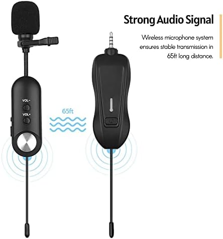 ZLXDP Kablosuz Mikrofon Sistemi Şarj Edilebilir Yaka Yaka Mikrofonu 20 Metre Uzun Çalışma