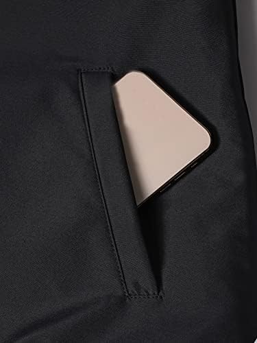 Erkekler için NINQ Ceketler - Erkek Oyuncak Astarlı Fermuarlı Ceket (Renk: Siyah, Beden: Orta)