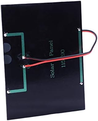 Vida ELEG-1.5 W 12 V GÜNEŞ PANELI Dijiao Kurulu + Elektronik hat DIY güneş panelleri Bir Sınıf polisilikon levha - (Renk: Siyah)