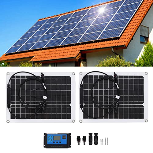 12V Pil için 50A güneş Kontrol Cihazı ile 30W Esnek Su Geçirmez Monokristal güneş panelı