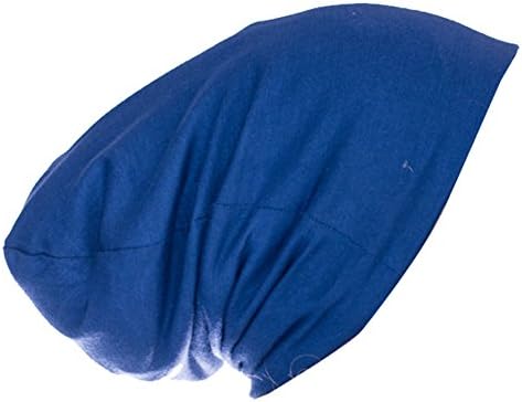 Grace Eleyae GE Tokat Kap-Kraliyet Mavi Kap İpeksi Uyku Şık Bere Şapka