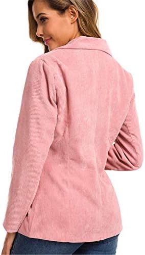 Andongnywell kadın Açık Ön Uzun Kollu Blazer Blazer Şort Geri Rahat takım elbise Setleri