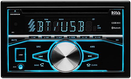 Patron ses 660BRGB Çift DİN Bluetooth araç CD MP3 AM / FM alıcı w / USB / SD / AUX