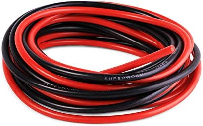 Superworm 14 Ölçer Silikon Tel Süper Esnek Bakır Tel 50 ft ACER Yarış 400 Bakır Teller 14 AWG