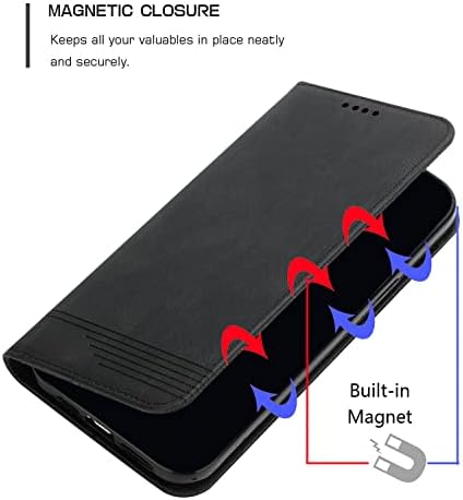 Mavis Günlüğü Cüzdan Kılıf Uyumlu Samsung Galaxy A14 5G, Kart Tutucu Kickstand ile Manyetik PU Deri Folio Kapak, darbeye Dayanıklı